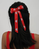 Shop Ohio State® - Bow Barrette-Hair Accessories at Ruby Joy Boutique, a Women's Clothing Store in Pickerington, Ohio