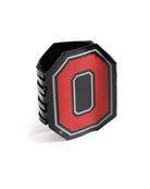 Shop Ohio State® O Statement - Claw Clip-Scarlet on Black at Ruby Joy Boutique, a Women's Clothing Store in Pickerington, Ohio