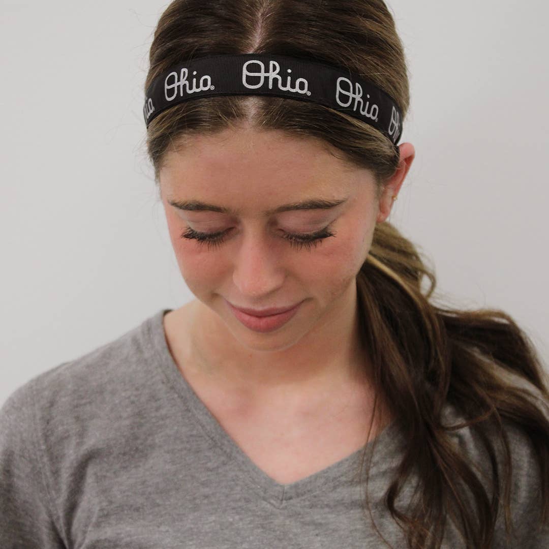 Shop Ohio State® - Reflective Headband-Headbands at Ruby Joy Boutique, a Women's Clothing Store in Pickerington, Ohio