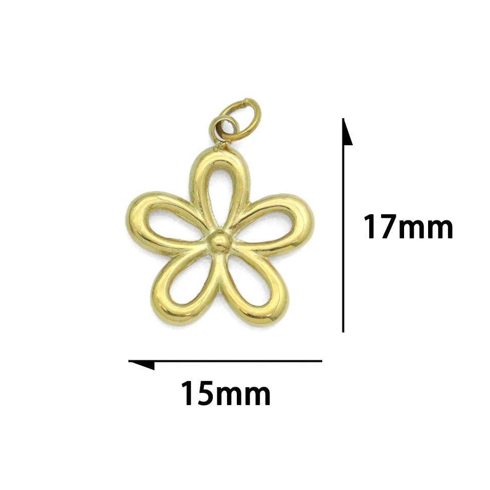 Shop Open Flower Charm- at Ruby Joy Boutique, a Women's Clothing Store in Pickerington, Ohio