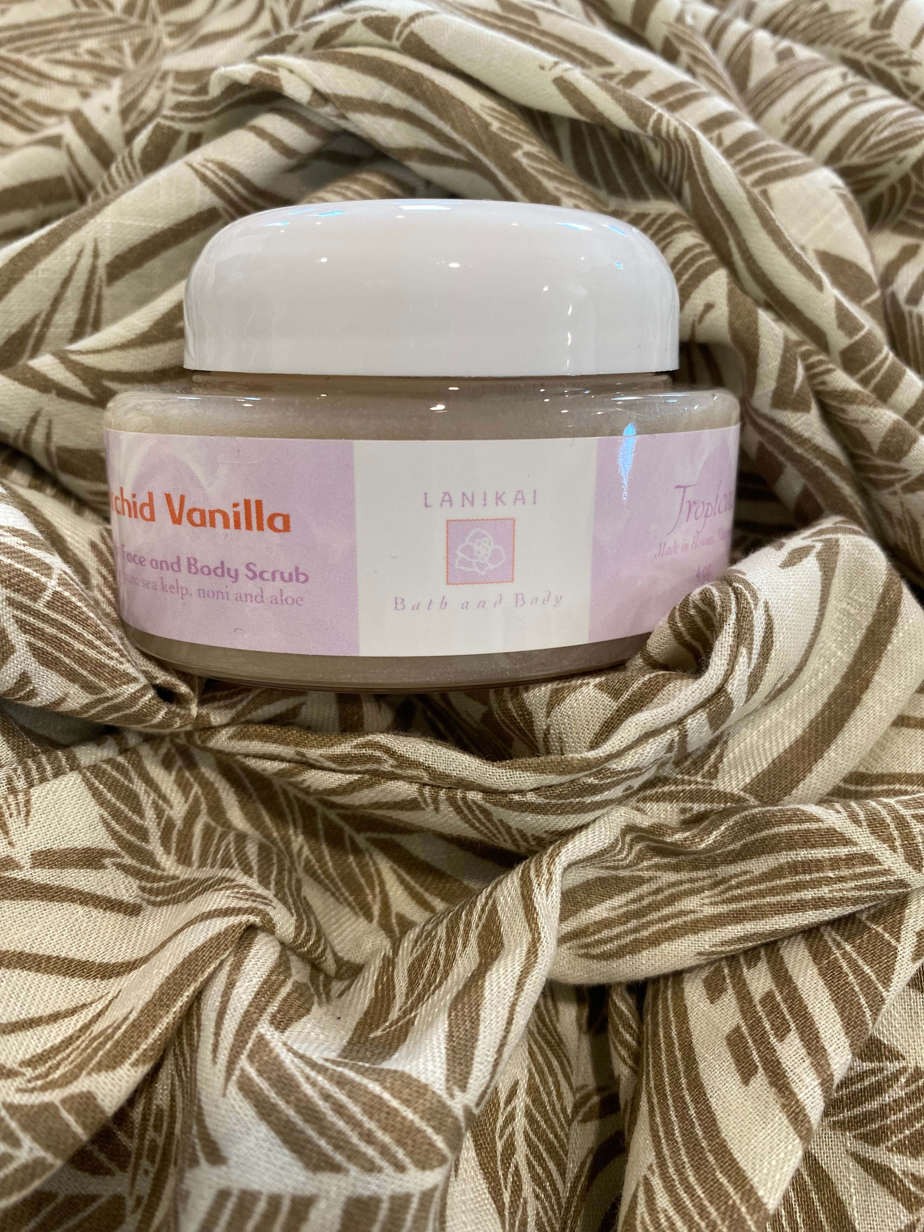Shop Orchid Vanilla Hawaiian Cane Sugar Body Scrub- at Ruby Joy Boutique, a Women's Clothing Store in Pickerington, Ohio