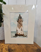 Shop Original Watercolor Prints-Tybee Island Lighthouse at Ruby Joy Boutique, a Women's Clothing Store in Pickerington, Ohio