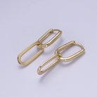 Shop Oval Link Huggie Earrings- at Ruby Joy Boutique, a Women's Clothing Store in Pickerington, Ohio