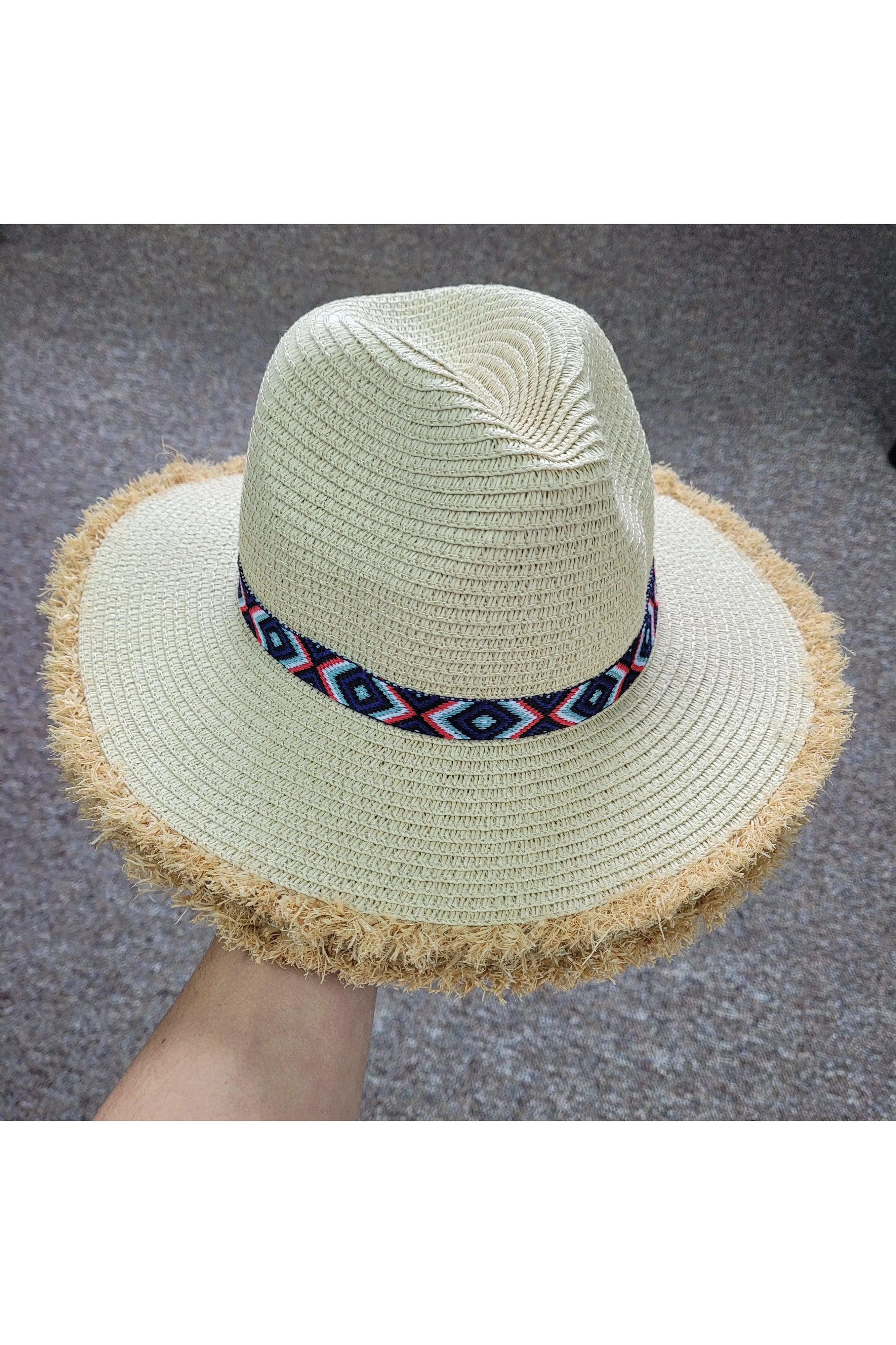 Shop Over My Head Straw Panama Hat-Summer Hat at Ruby Joy Boutique, a Women's Clothing Store in Pickerington, Ohio