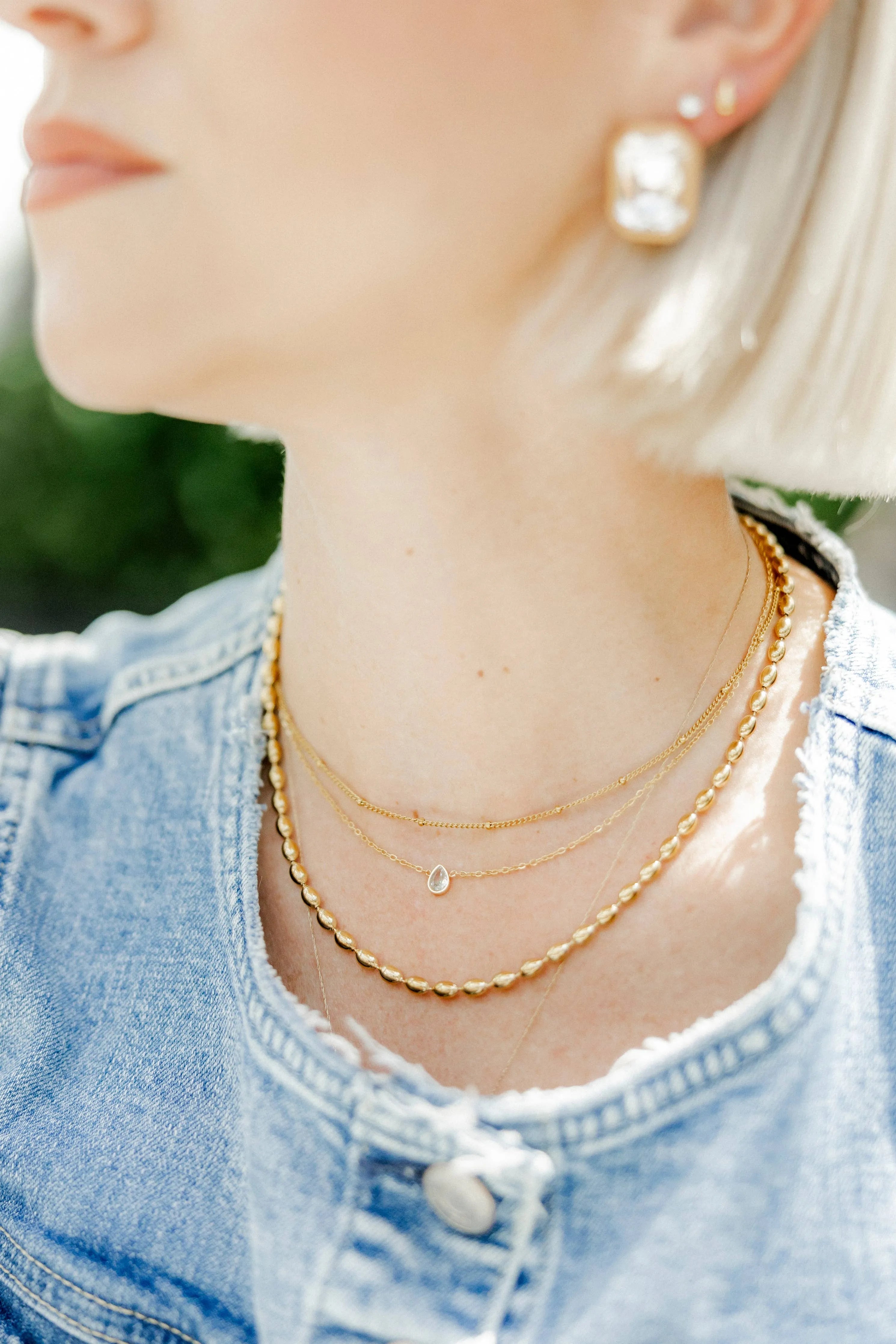 Shop Paloma Pear Drop Necklace- at Ruby Joy Boutique, a Women's Clothing Store in Pickerington, Ohio