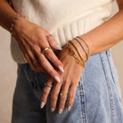 Shop Paper Clip Chain Bracelet - Gold- at Ruby Joy Boutique, a Women's Clothing Store in Pickerington, Ohio