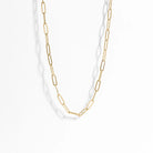 Shop Paperclip Link Chain Necklace - Waterproof- at Ruby Joy Boutique, a Women's Clothing Store in Pickerington, Ohio