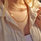 Shop Paperclip Link Chain Necklace - Waterproof- at Ruby Joy Boutique, a Women's Clothing Store in Pickerington, Ohio