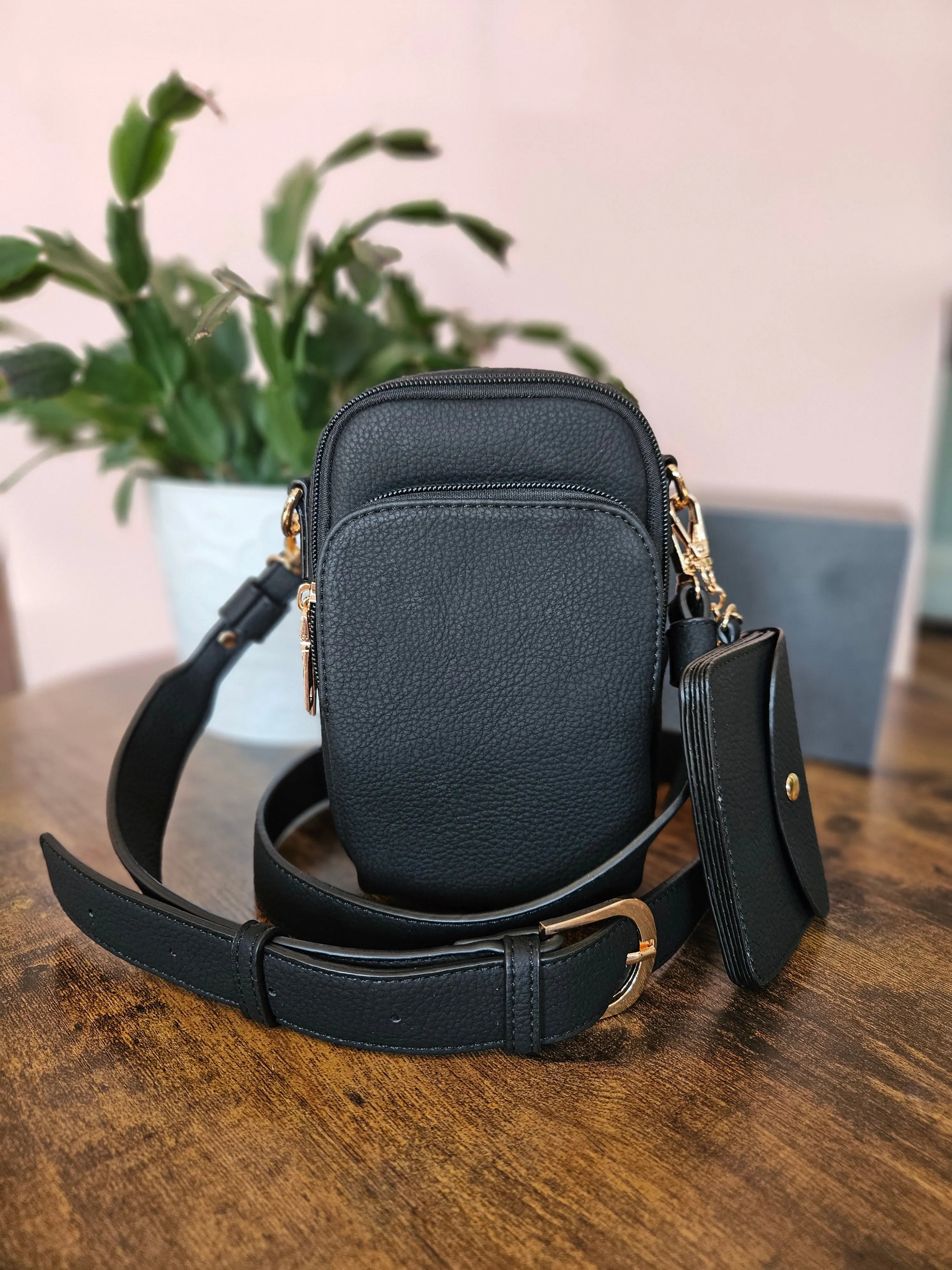 Shop Parker Crossbody 2-in-1 Purse | Black- at Ruby Joy Boutique, a Women's Clothing Store in Pickerington, Ohio