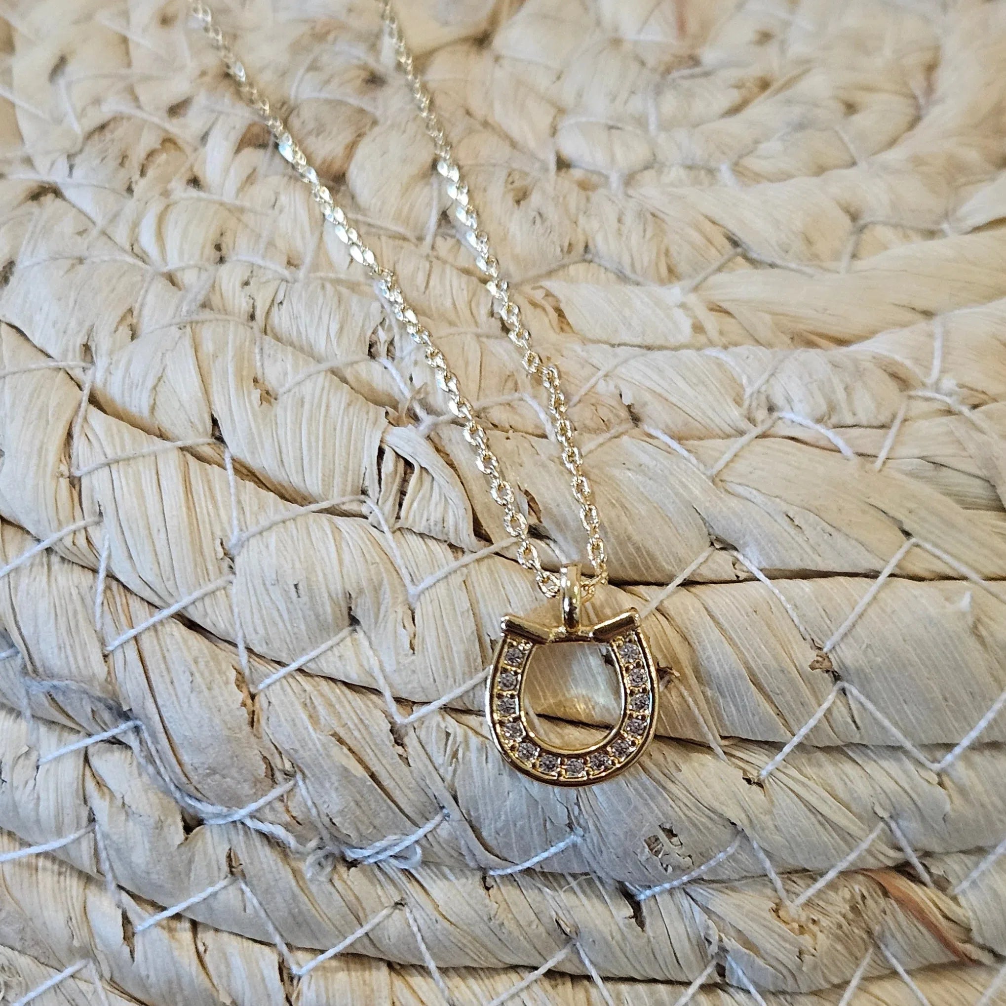 Shop Pave Horseshoe Charm- at Ruby Joy Boutique, a Women's Clothing Store in Pickerington, Ohio