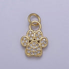 Shop Paw Print Charm-Gold at Ruby Joy Boutique, a Women's Clothing Store in Pickerington, Ohio