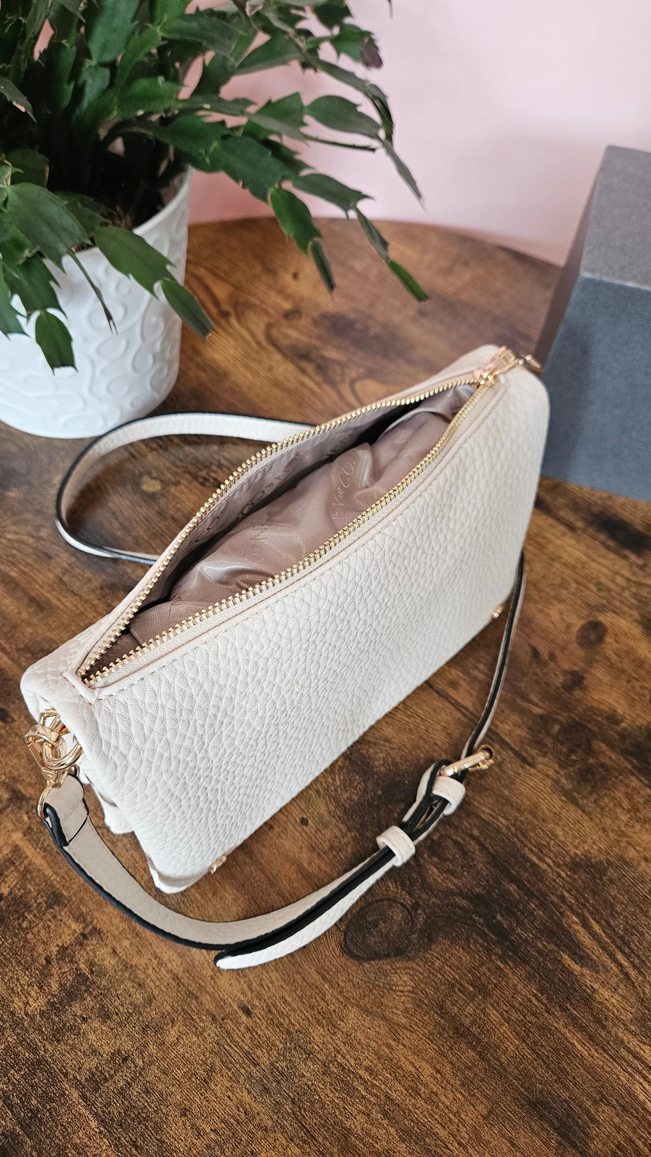 Shop Phiona Studded Crossbody | Cotton- at Ruby Joy Boutique, a Women's Clothing Store in Pickerington, Ohio