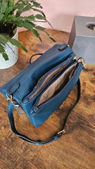 Shop Phiona Studded Crossbody | Peacock- at Ruby Joy Boutique, a Women's Clothing Store in Pickerington, Ohio