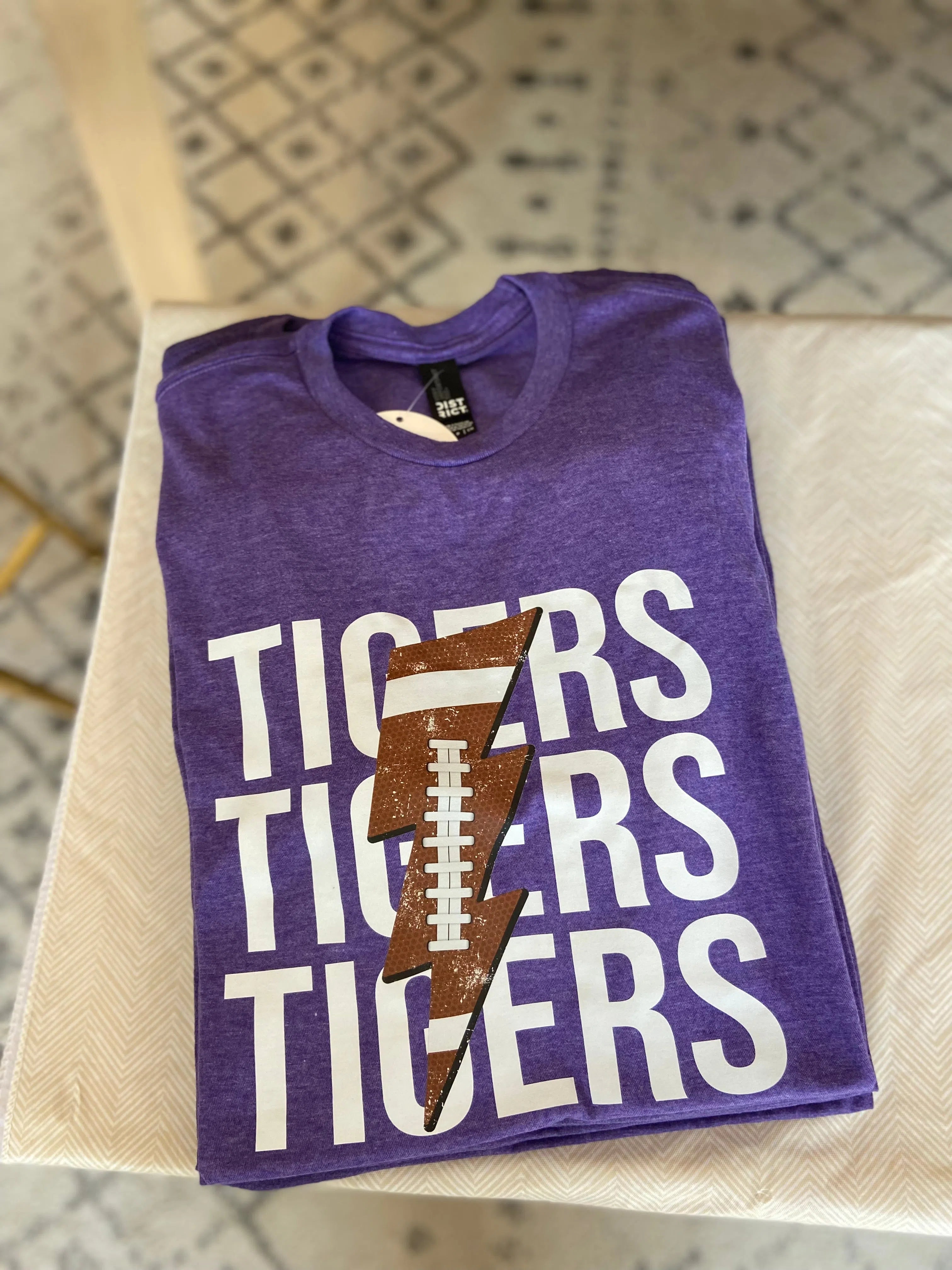 Shop Pickerington Football Lightning Tee - Panthers or Tigers-Graphic Tee at Ruby Joy Boutique, a Women's Clothing Store in Pickerington, Ohio