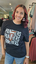 Shop Pickerington Football Lightning Tee - Panthers or Tigers-Graphic Tee at Ruby Joy Boutique, a Women's Clothing Store in Pickerington, Ohio