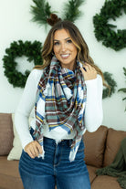 Shop Plaid Blanket Scarves-Scarves & Shawls at Ruby Joy Boutique, a Women's Clothing Store in Pickerington, Ohio