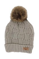 Shop Plush Lined Pom Hat-Winter Hat at Ruby Joy Boutique, a Women's Clothing Store in Pickerington, Ohio