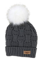 Shop Plush Lined Pom Hat-Winter Hat at Ruby Joy Boutique, a Women's Clothing Store in Pickerington, Ohio