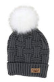 Shop Plush Lined Pom Hat-Winter Hat at Ruby Joy Boutique, a Women's Clothing Store in Pickerington, Ohio