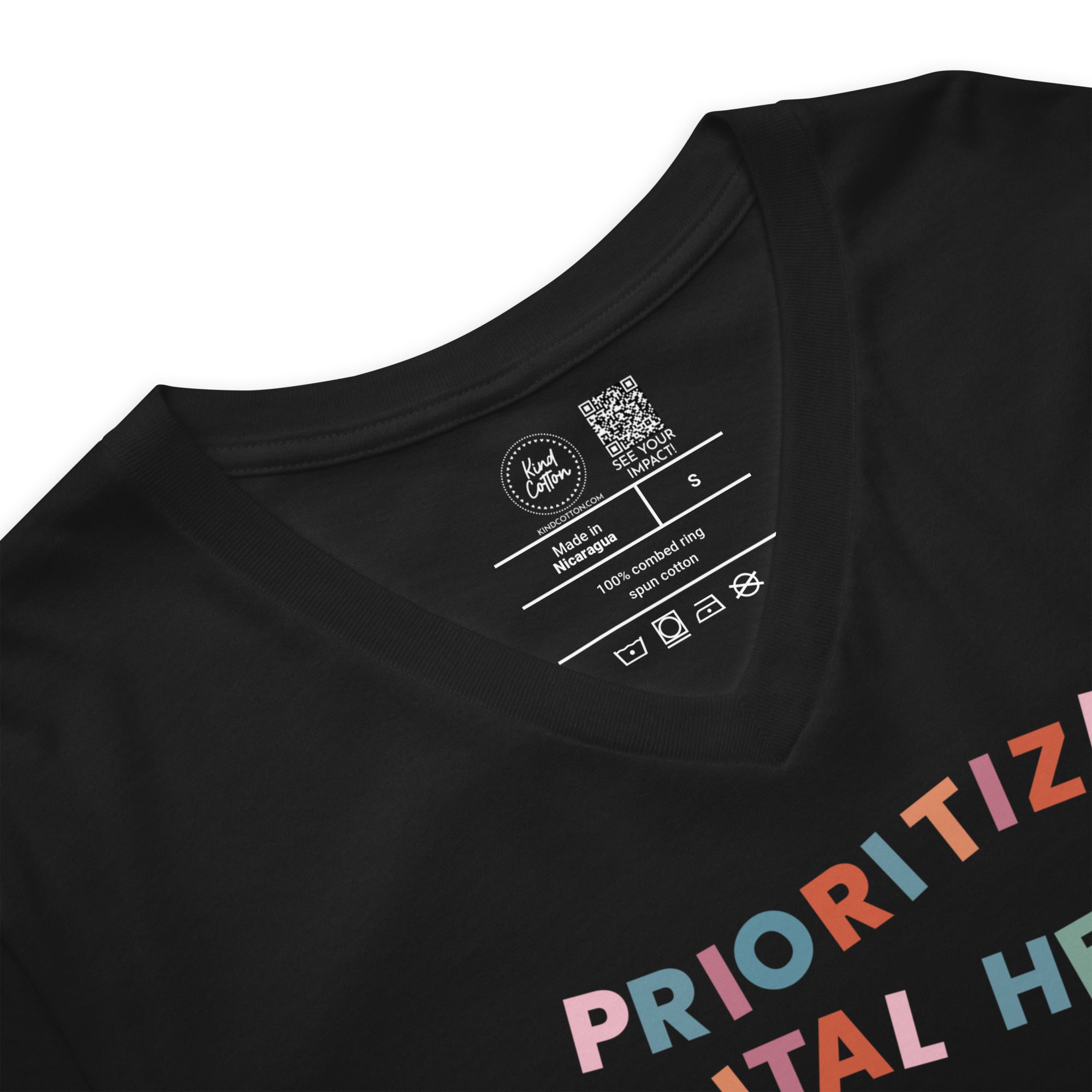 Shop Prioritize Mental Health Classic Tee | Kind Cotton- at Ruby Joy Boutique, a Women's Clothing Store in Pickerington, Ohio