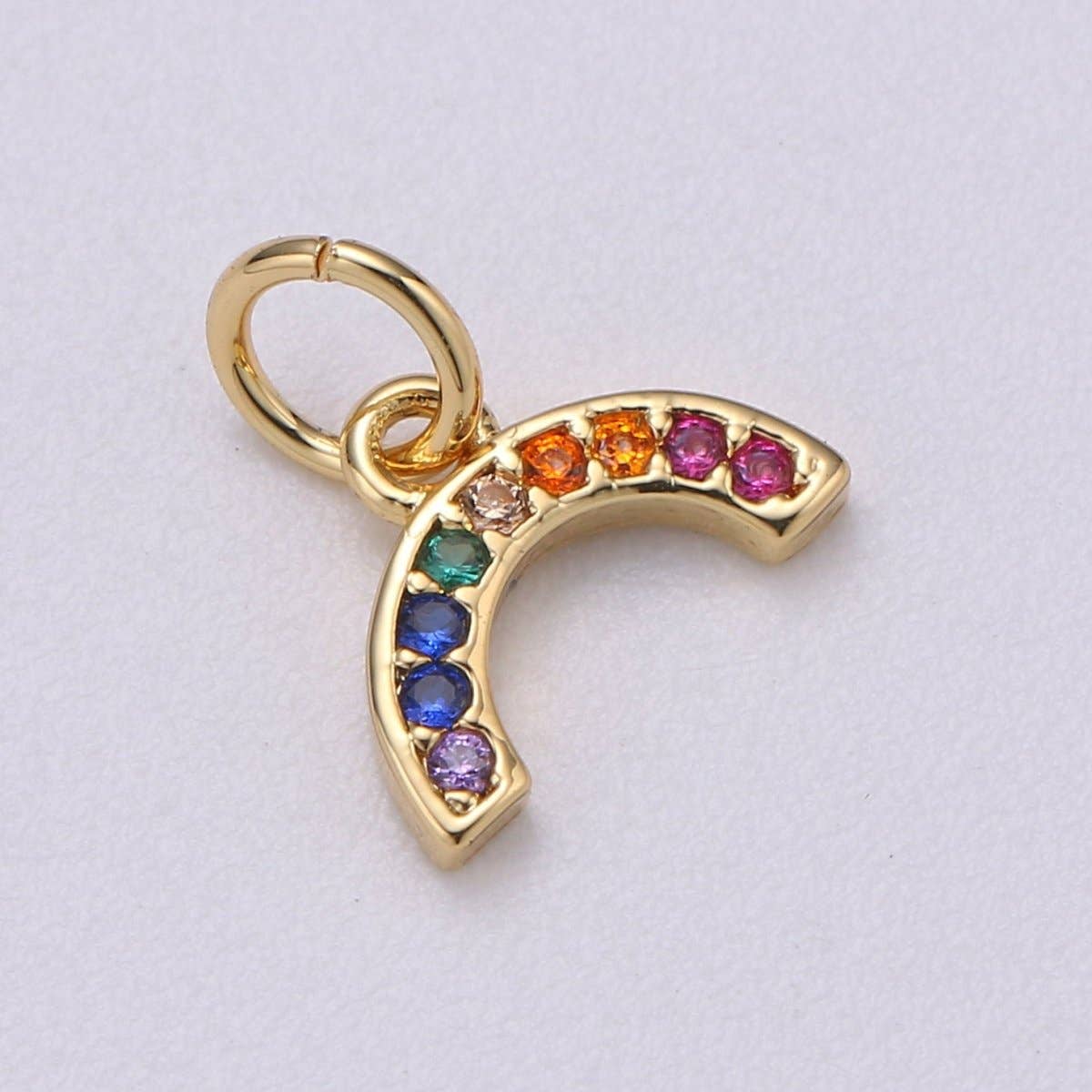 Shop Rainbow Charm 18k Gold Filled- at Ruby Joy Boutique, a Women's Clothing Store in Pickerington, Ohio