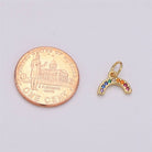 Shop Rainbow Charm 18k Gold Filled- at Ruby Joy Boutique, a Women's Clothing Store in Pickerington, Ohio