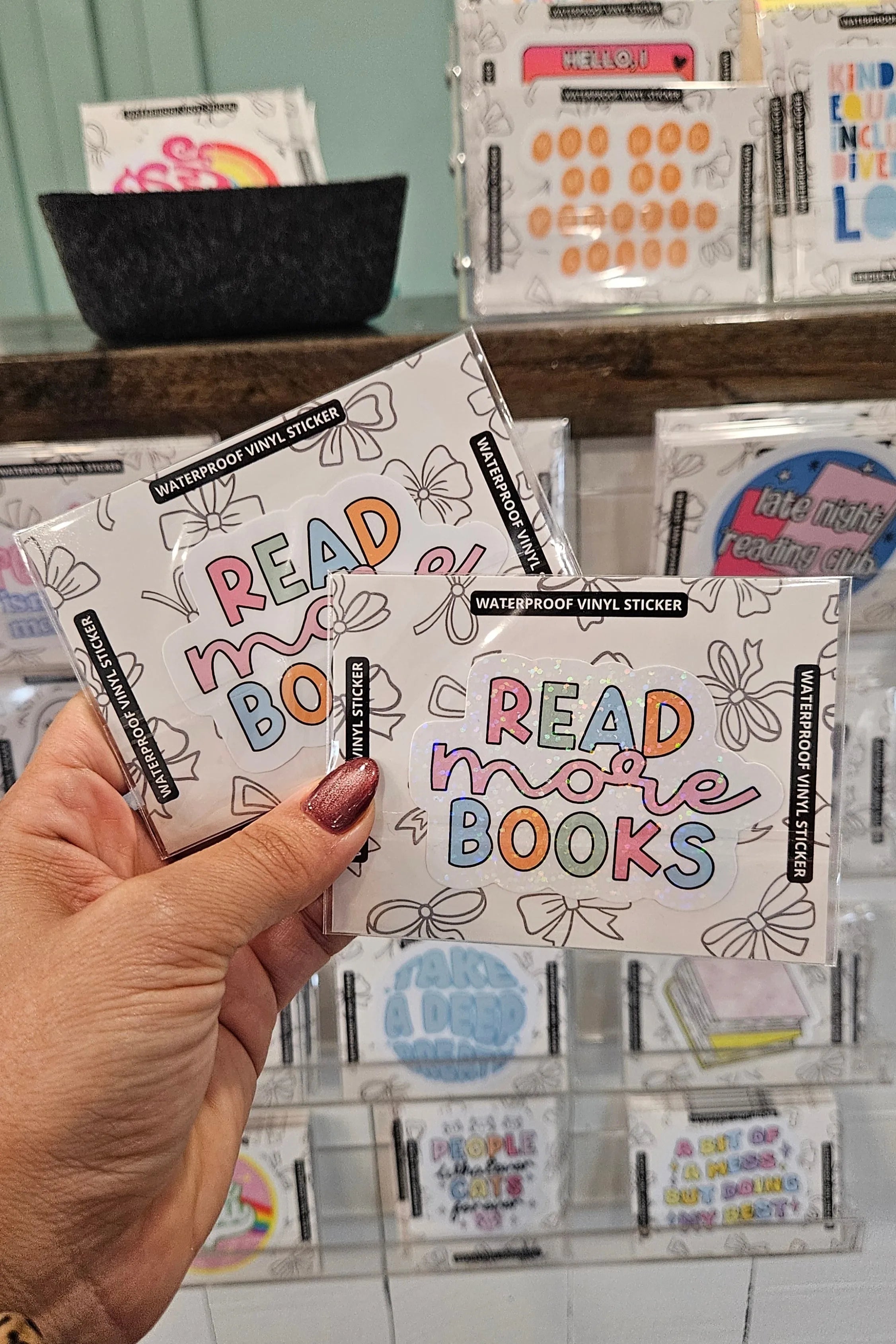 Shop Read More Books | Waterproof Vinyl Sticker- at Ruby Joy Boutique, a Women's Clothing Store in Pickerington, Ohio