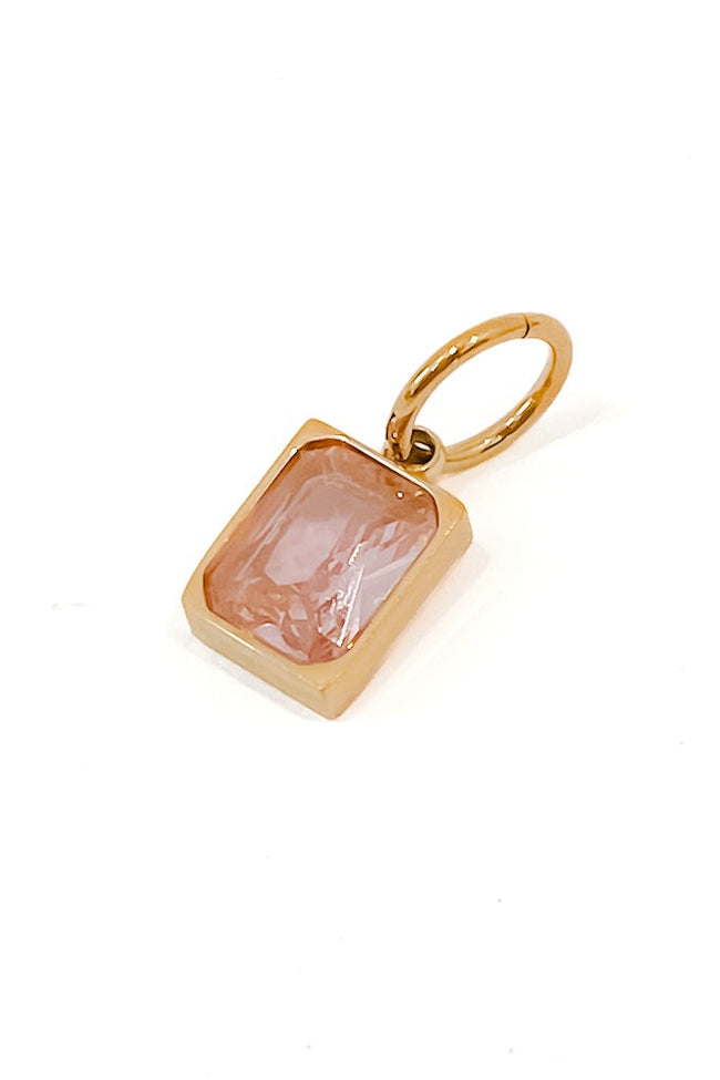 Shop Rectangle Birthstone Charms-Charms at Ruby Joy Boutique, a Women's Clothing Store in Pickerington, Ohio