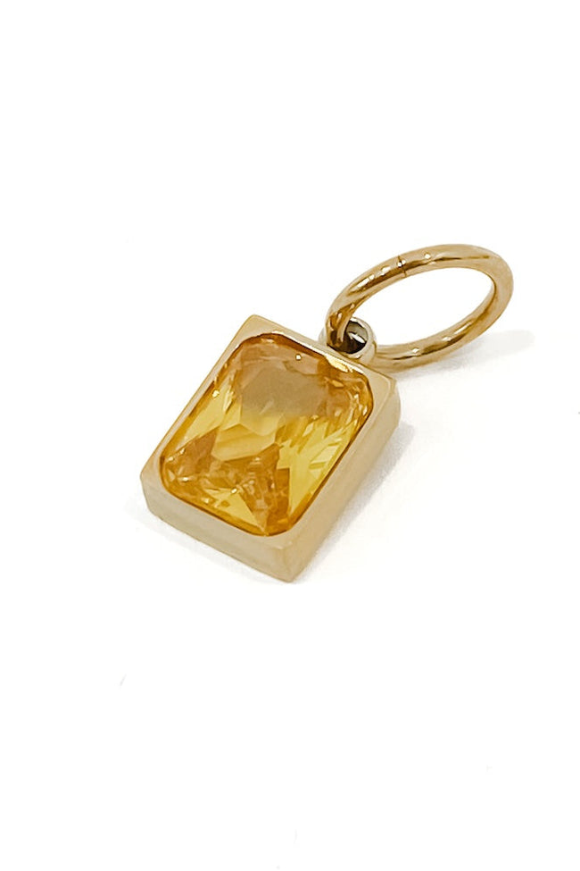 Shop Rectangle Birthstone Charms-Charms at Ruby Joy Boutique, a Women's Clothing Store in Pickerington, Ohio