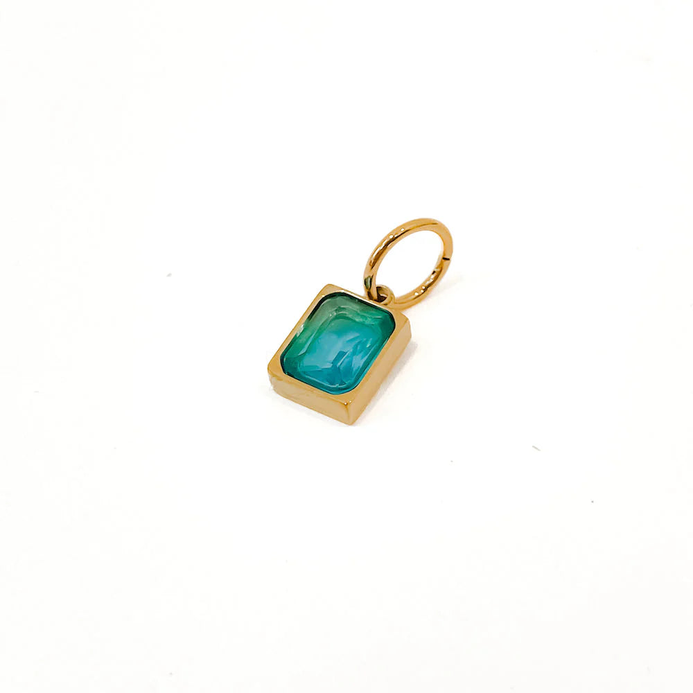 Shop Rectangle Birthstone Charms-Charms at Ruby Joy Boutique, a Women's Clothing Store in Pickerington, Ohio