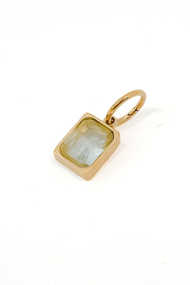 Shop Rectangle Birthstone Charms-Charms at Ruby Joy Boutique, a Women's Clothing Store in Pickerington, Ohio