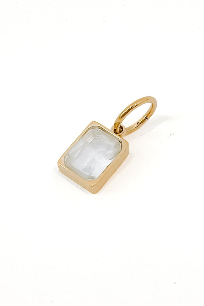 Shop Rectangle Birthstone Charms-Charms at Ruby Joy Boutique, a Women's Clothing Store in Pickerington, Ohio