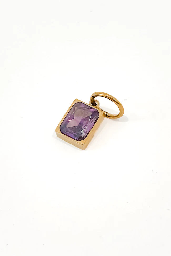 Shop Rectangle Birthstone Charms-Charms at Ruby Joy Boutique, a Women's Clothing Store in Pickerington, Ohio