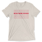 Shop Retro Books Classic Tee | Kind Cotton-Oatmeal at Ruby Joy Boutique, a Women's Clothing Store in Pickerington, Ohio