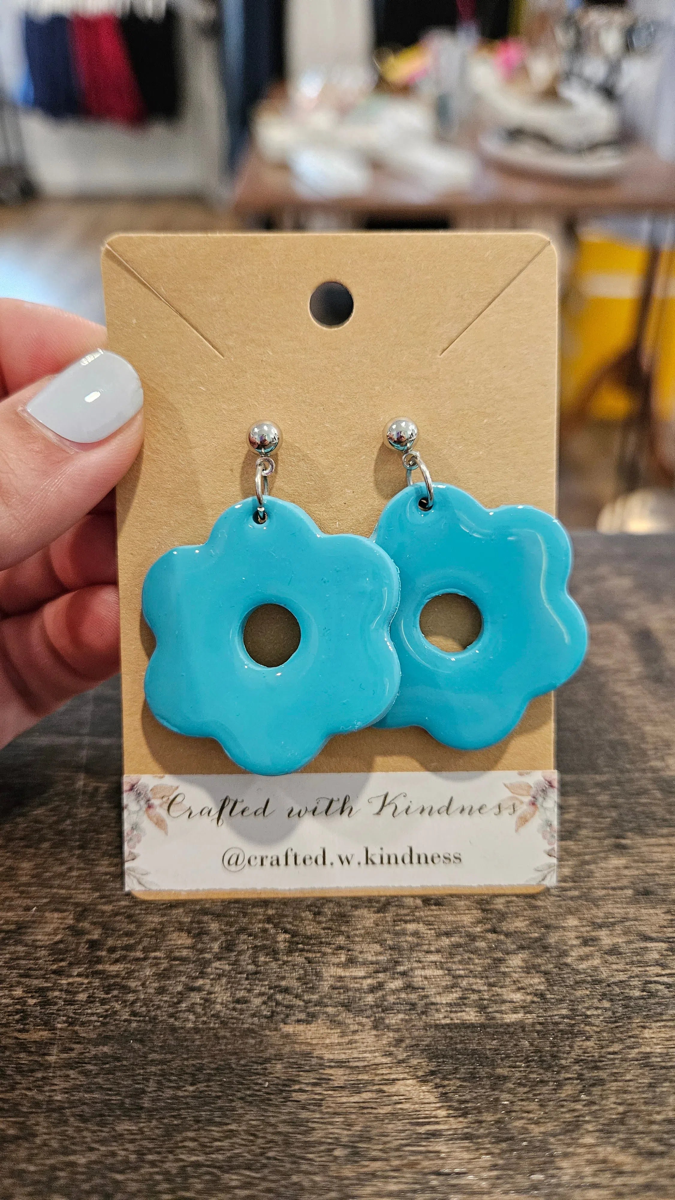 Shop Retro Flower Earrings-Earrings at Ruby Joy Boutique, a Women's Clothing Store in Pickerington, Ohio