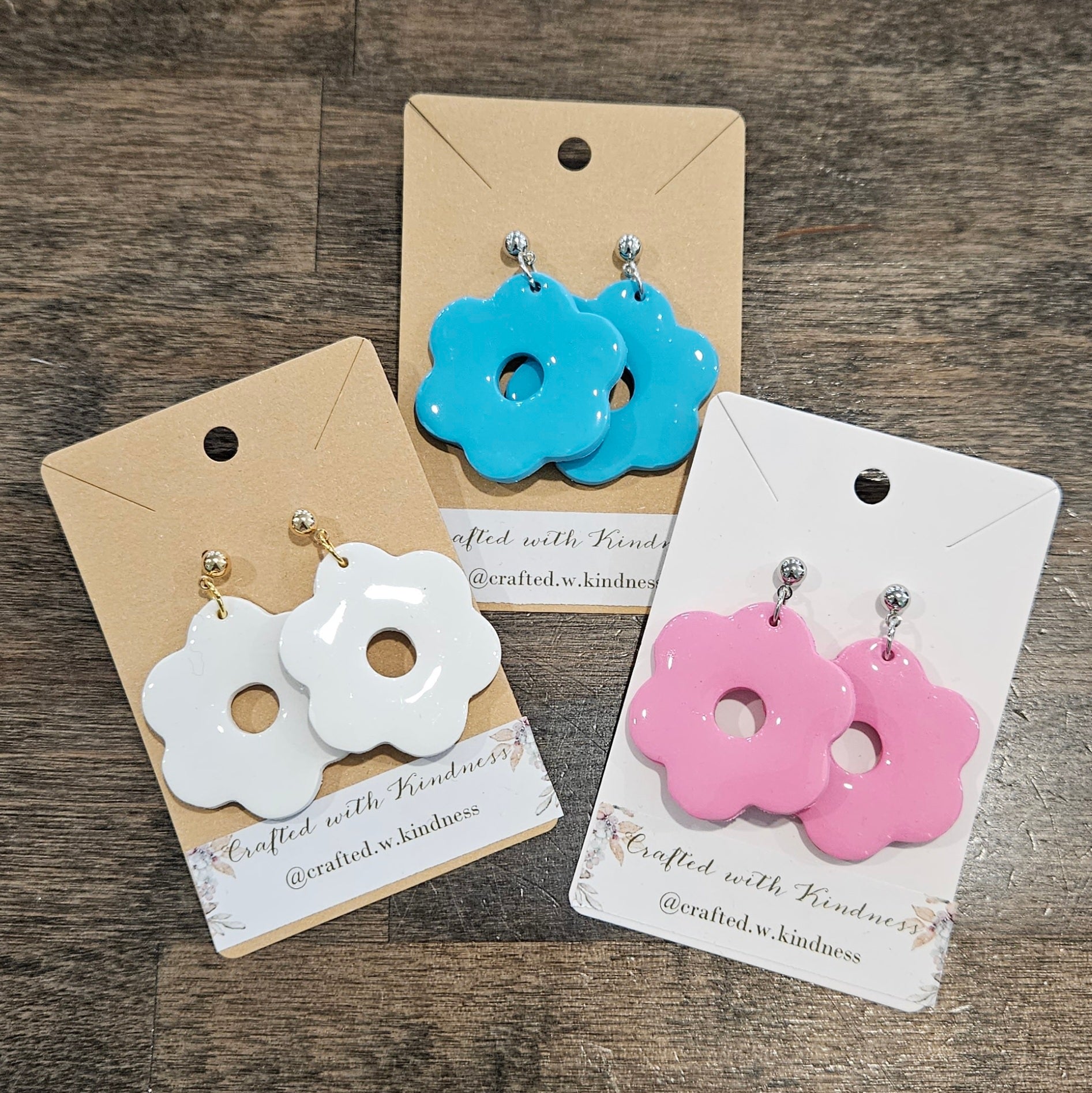 Shop Retro Flower Earrings-Earrings at Ruby Joy Boutique, a Women's Clothing Store in Pickerington, Ohio