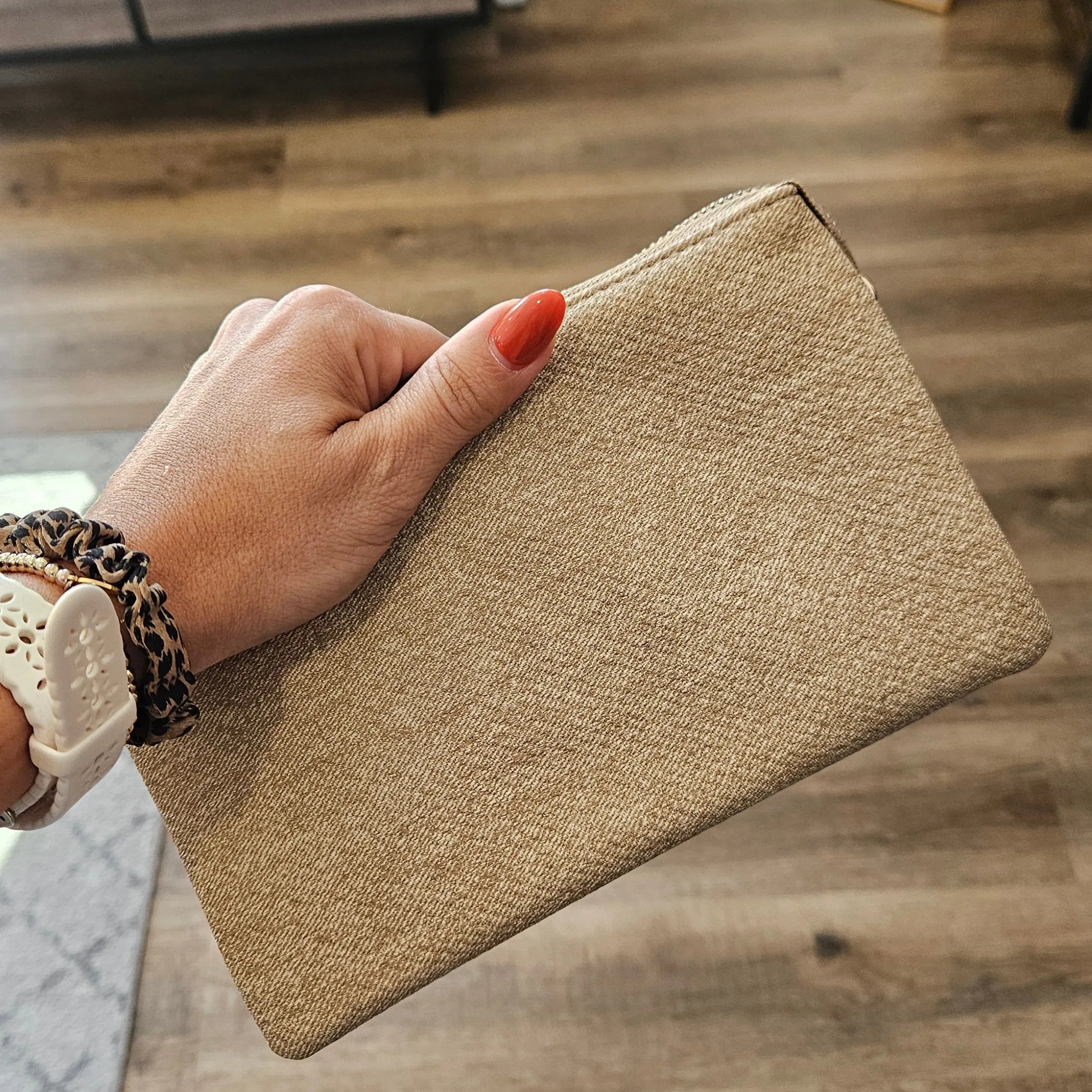 Shop Riley Crossbody/Wristlet Purses-Almond at Ruby Joy Boutique, a Women's Clothing Store in Pickerington, Ohio