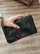 Shop Riley Crossbody/Wristlet Purses-Black at Ruby Joy Boutique, a Women's Clothing Store in Pickerington, Ohio
