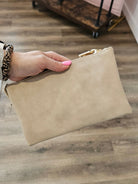 Shop Riley Crossbody/Wristlet Purses-Beige at Ruby Joy Boutique, a Women's Clothing Store in Pickerington, Ohio