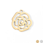 Shop Rose Outline Charm- at Ruby Joy Boutique, a Women's Clothing Store in Pickerington, Ohio