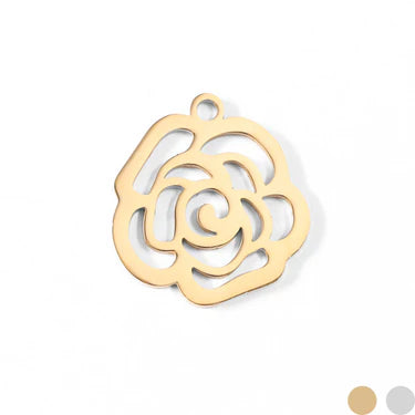 Shop Rose Outline Charm- at Ruby Joy Boutique, a Women's Clothing Store in Pickerington, Ohio