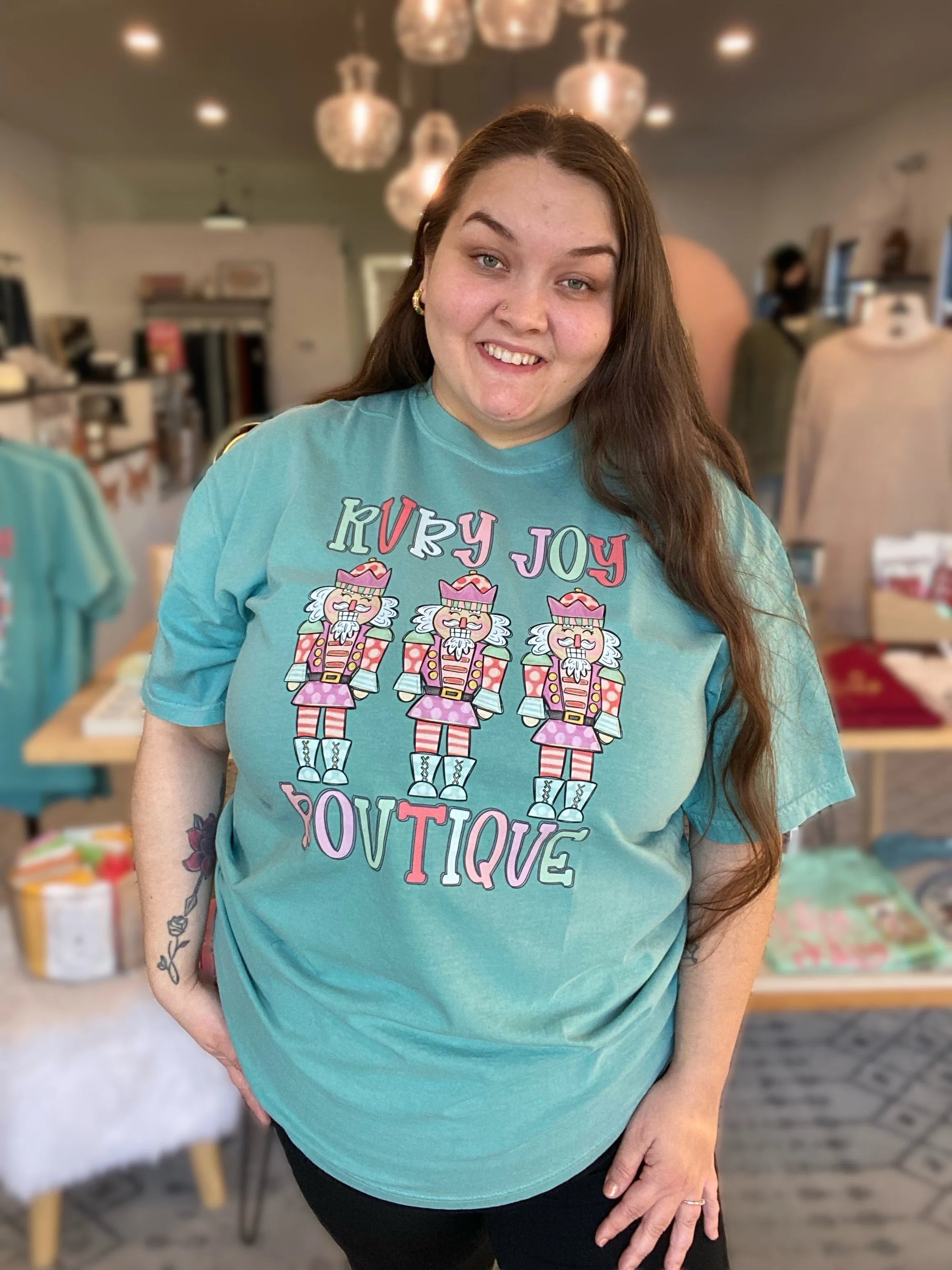 Shop Ruby Joy Boutique Nutcracker Holiday Tee- at Ruby Joy Boutique, a Women's Clothing Store in Pickerington, Ohio
