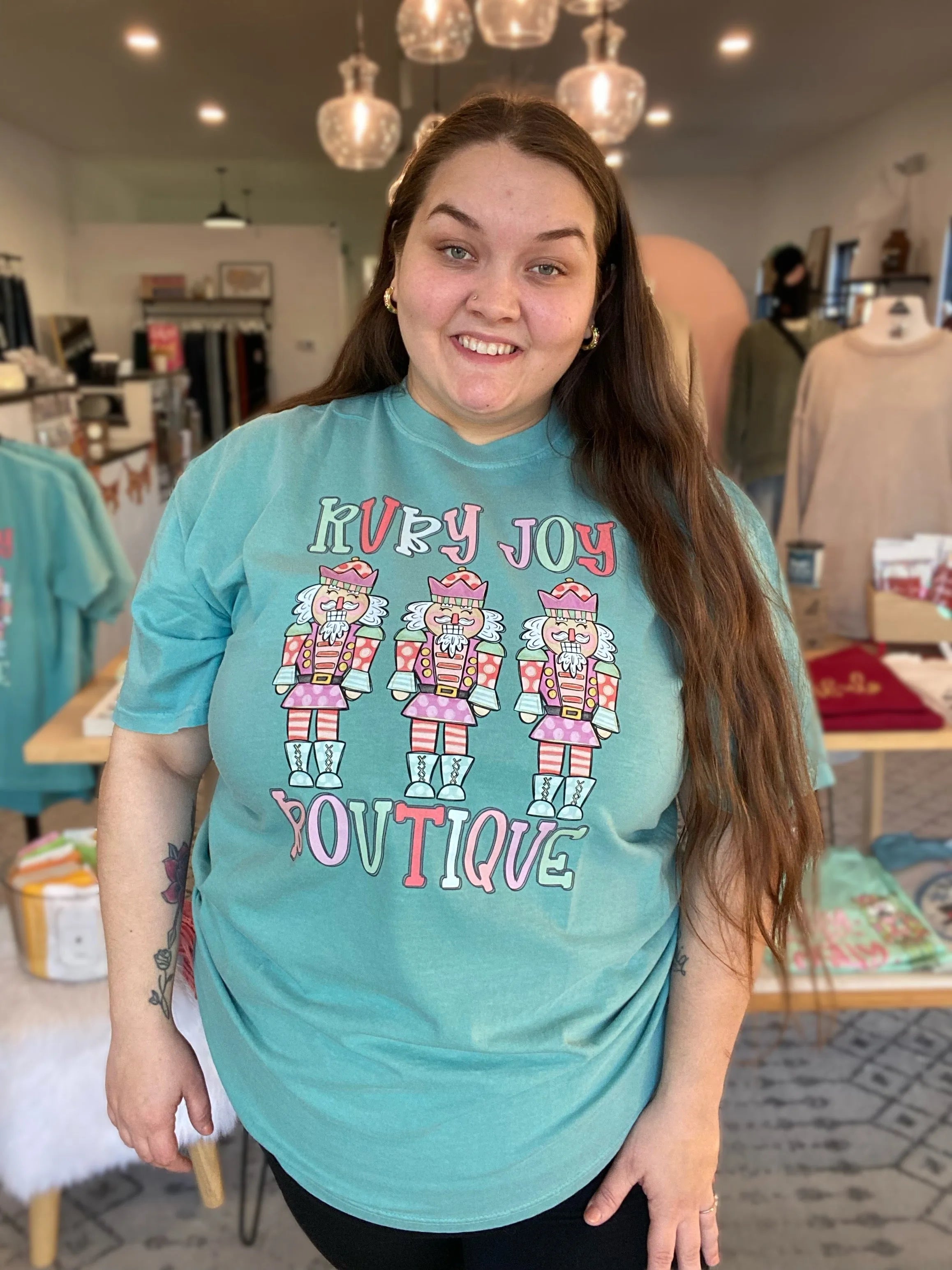 Shop Ruby Joy Boutique Nutcracker Holiday Tee- at Ruby Joy Boutique, a Women's Clothing Store in Pickerington, Ohio