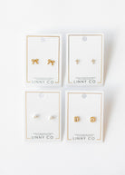 Shop Sadie Bow Screwback Stud Earrings- at Ruby Joy Boutique, a Women's Clothing Store in Pickerington, Ohio