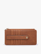 Shop Saige Vegan Wallet-Brown at Ruby Joy Boutique, a Women's Clothing Store in Pickerington, Ohio
