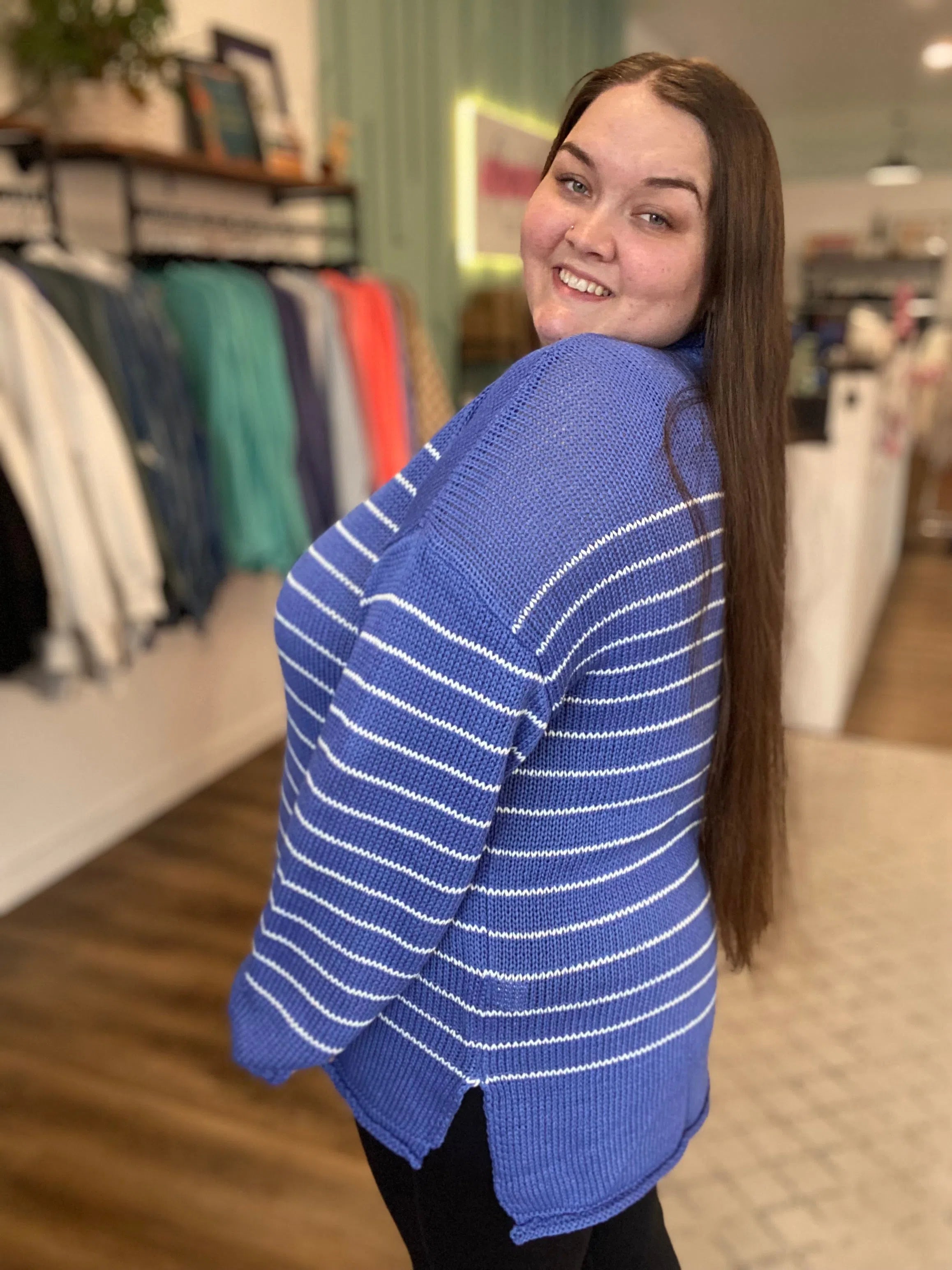 Shop Sail Away Sweater- at Ruby Joy Boutique, a Women's Clothing Store in Pickerington, Ohio