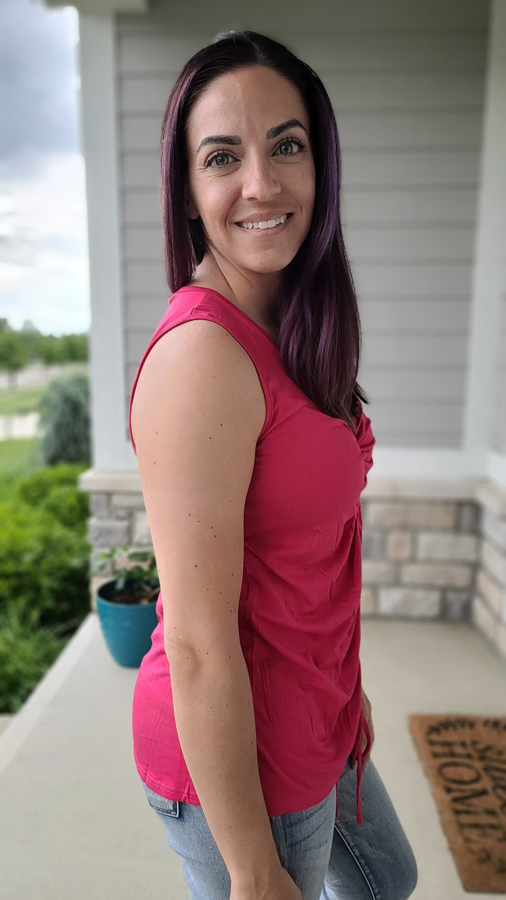 Shop Shine Bright Tank-Tank Top at Ruby Joy Boutique, a Women's Clothing Store in Pickerington, Ohio