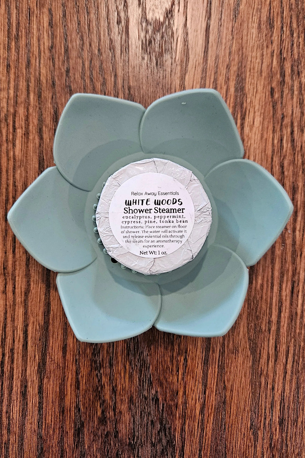 Shop Aromatherapy Shower Steamer Singles-White woods at Ruby Joy Boutique, a Women's Clothing Store in Pickerington, Ohio