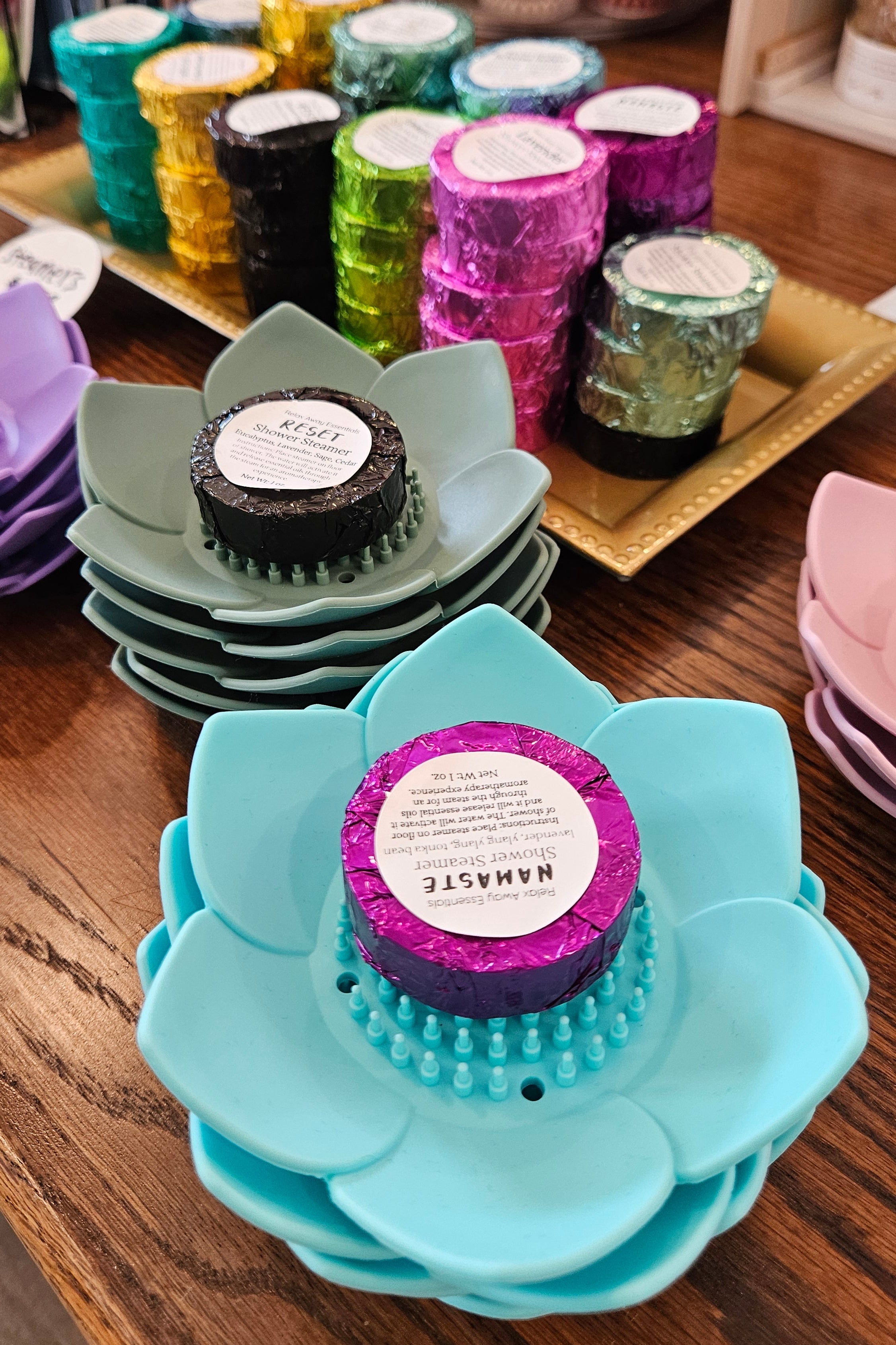 Shop Shower Steamer Aromatherapy Singles- at Ruby Joy Boutique, a Women's Clothing Store in Pickerington, Ohio