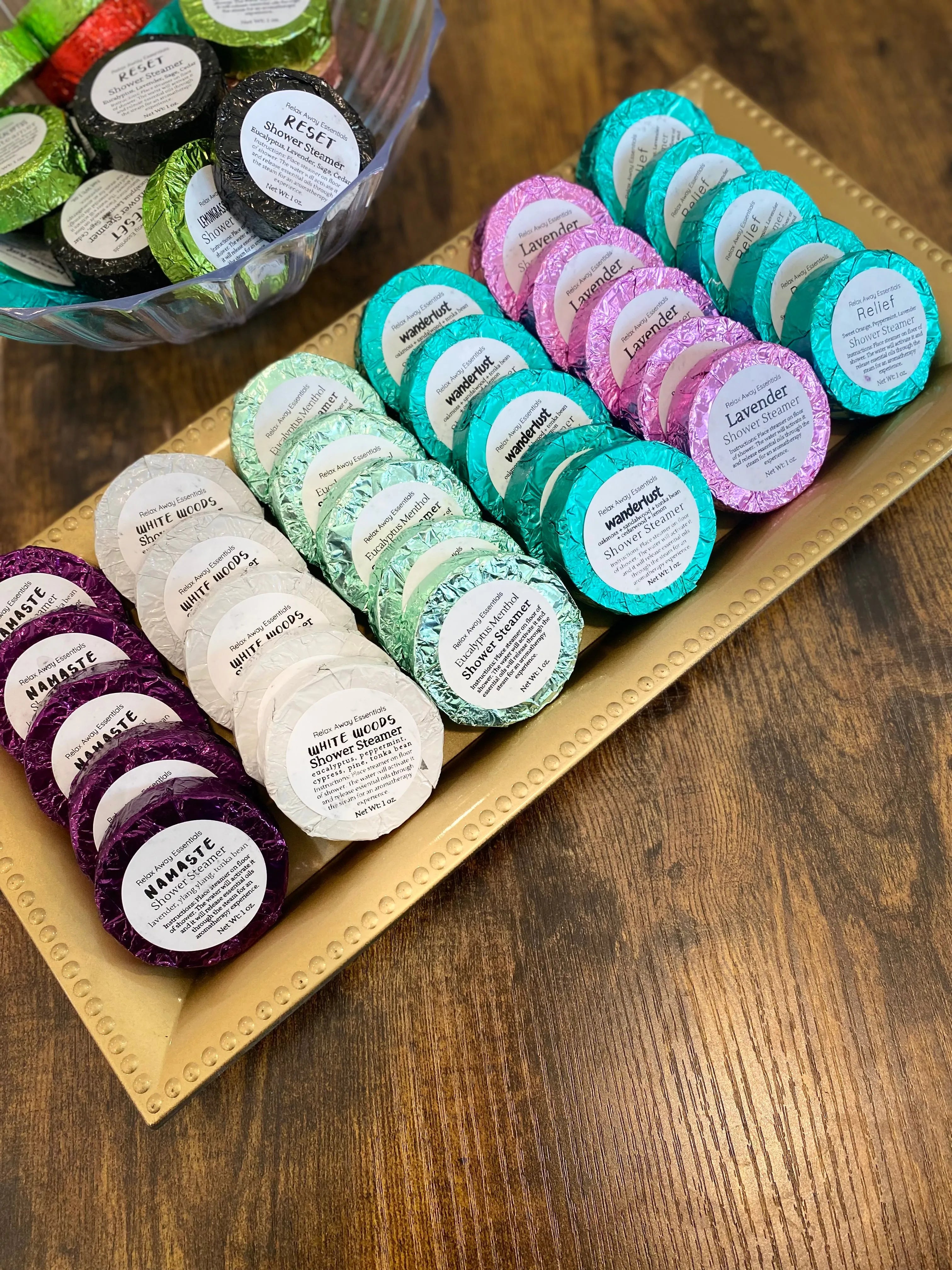 Shop Aromatherapy Shower Steamer Singles- at Ruby Joy Boutique, a Women's Clothing Store in Pickerington, Ohio